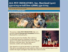 Tablet Screenshot of apcrematory.com